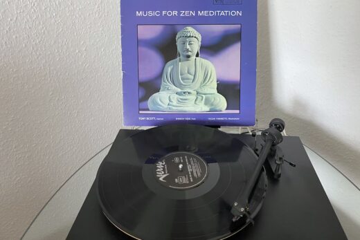 Tony Scott – Music for Zen Meditation, Vinyl auf dem Plattenspieler