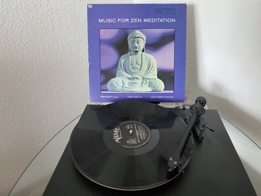 Tony Scott – Music for Zen Meditation, Vinyl auf dem Plattenspieler