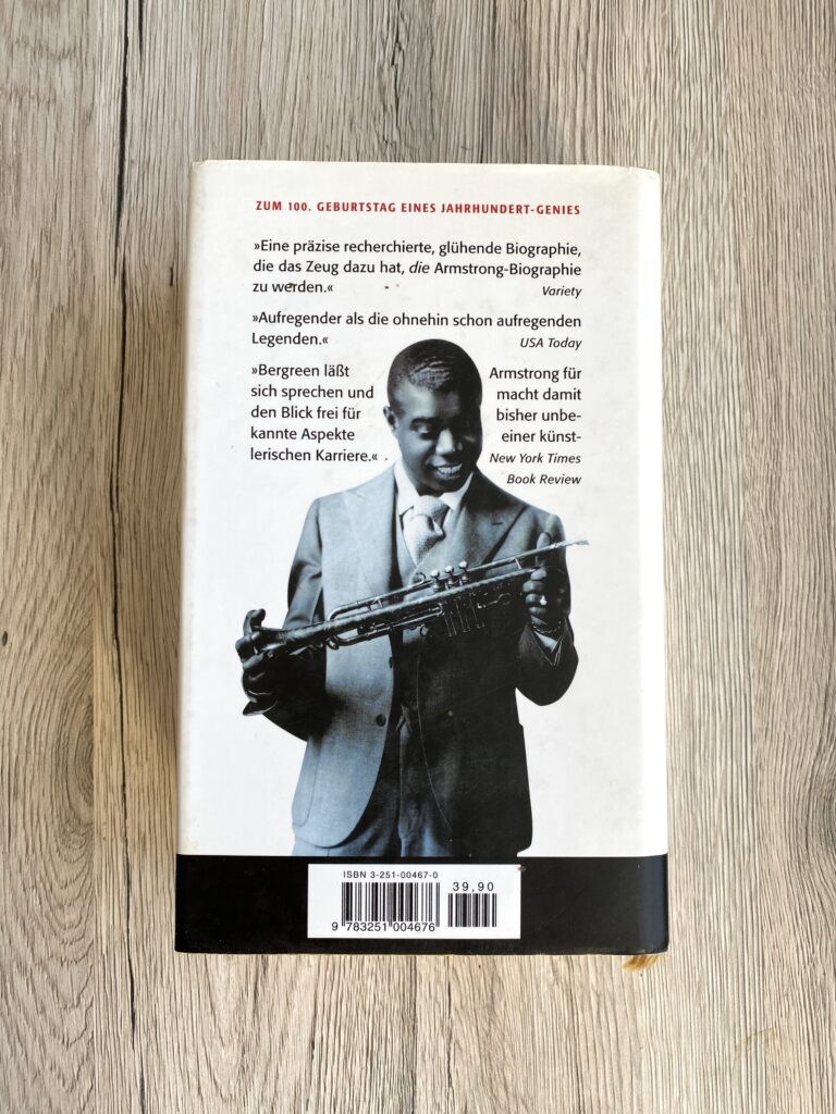 Louis Armstrong - Ein extravagantes Leben von Laurence Bergreen - Rückseite