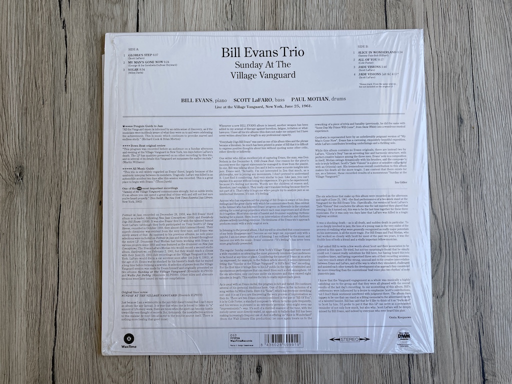 Rückseite Cover Vinyl-Ausgabe 